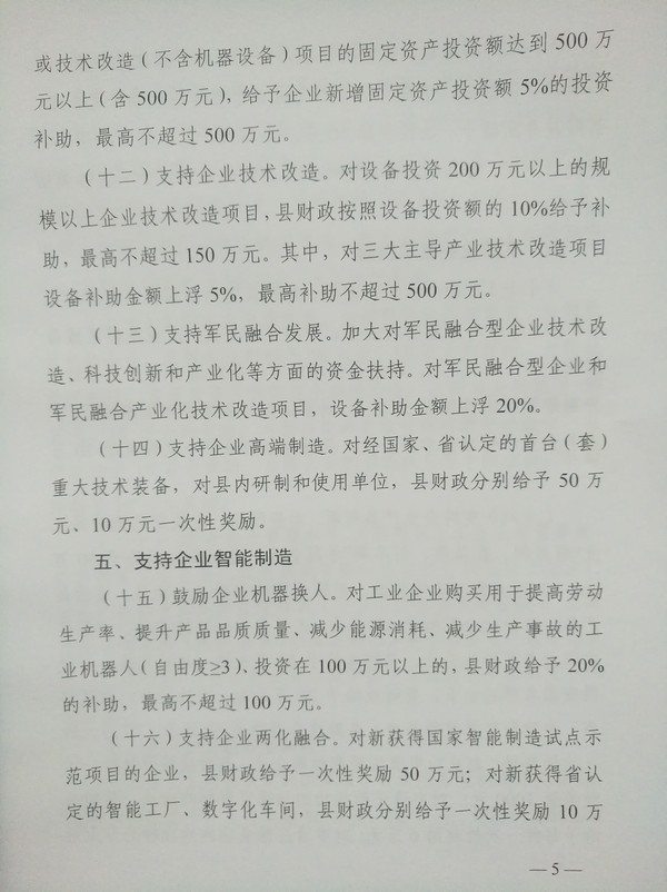 蒙城县人民政府关于印发蒙城县支持工业企业发展若干政策的通知(图5)